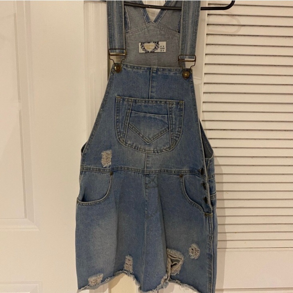 Boohoo denim overall